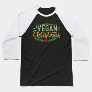 Vegan Christmas Shirt, Vegan Christmas Gifts 2023 Baseball T-Shirt